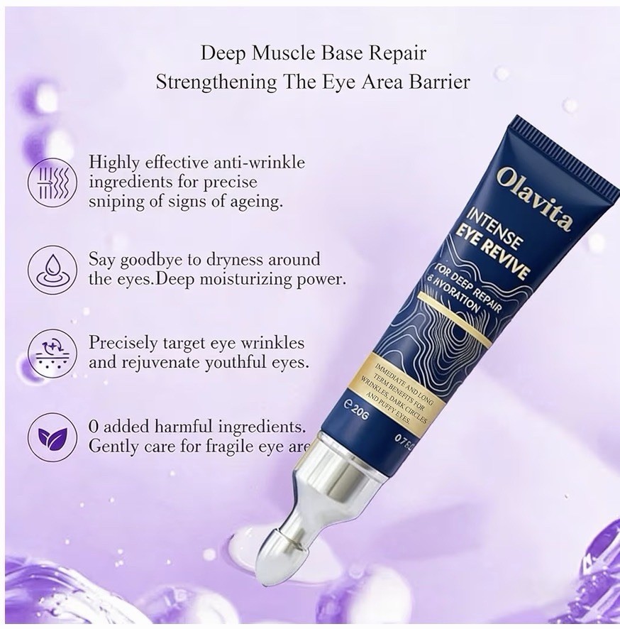 Olavita Intense Eye Revive Hydrating Eye Cream 0.7 fl oz Dark Circles