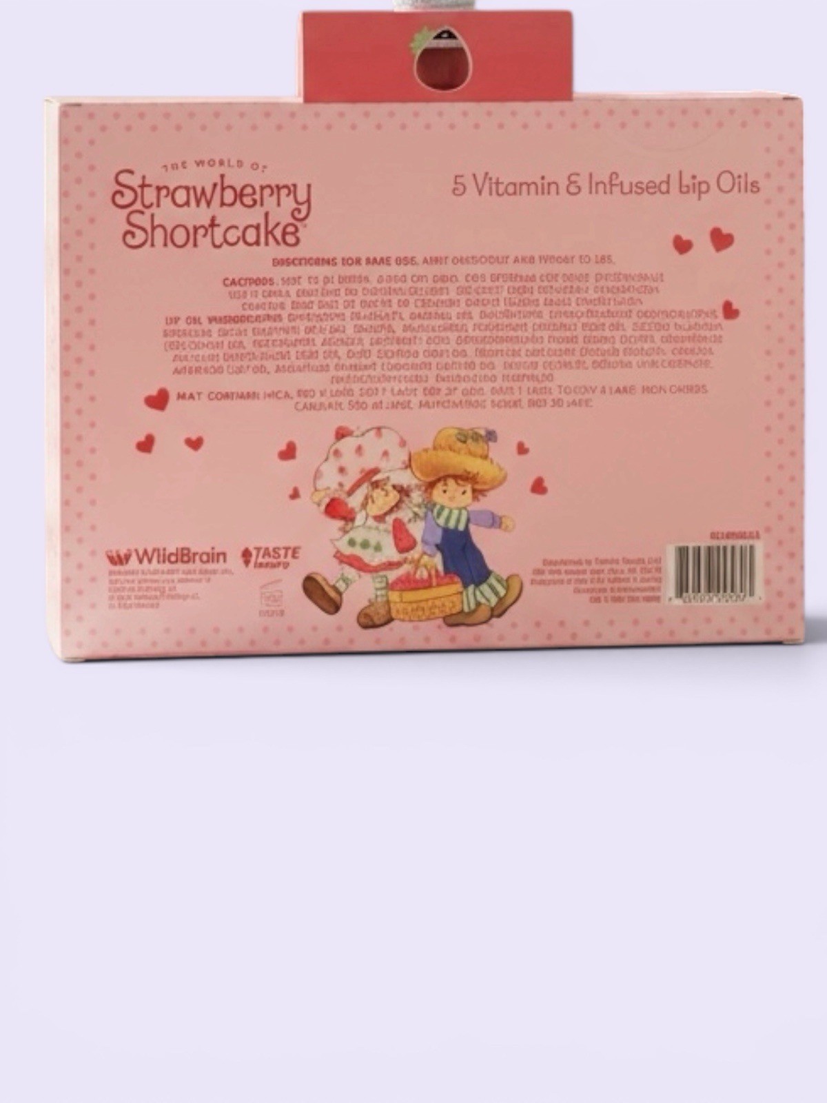 Strawberry Shortcake Vitamin E Infused Lip Oil Set 5 Pc Gift Set New 0.7 fl oz