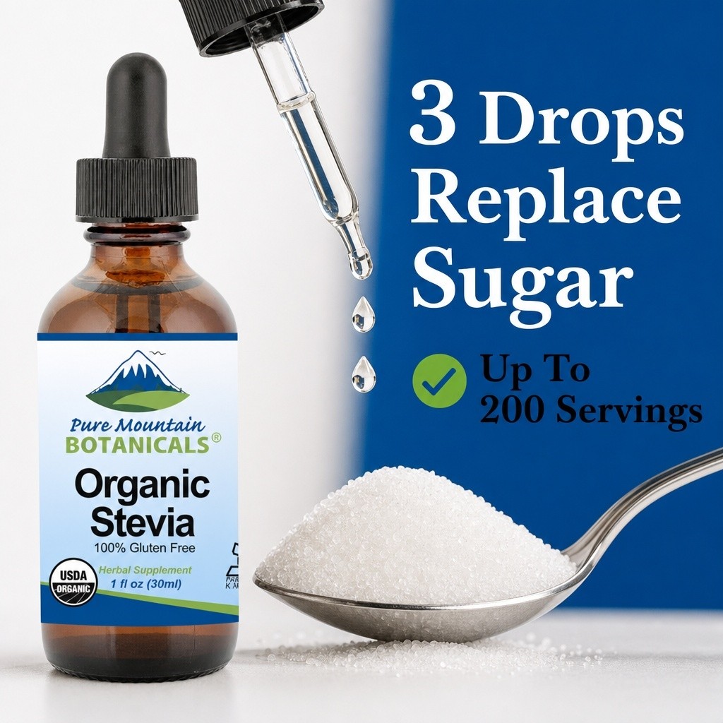 Best Liquid Stevia Brand for Keto? – Pure Mountain Botanicals – Organic Stevia
