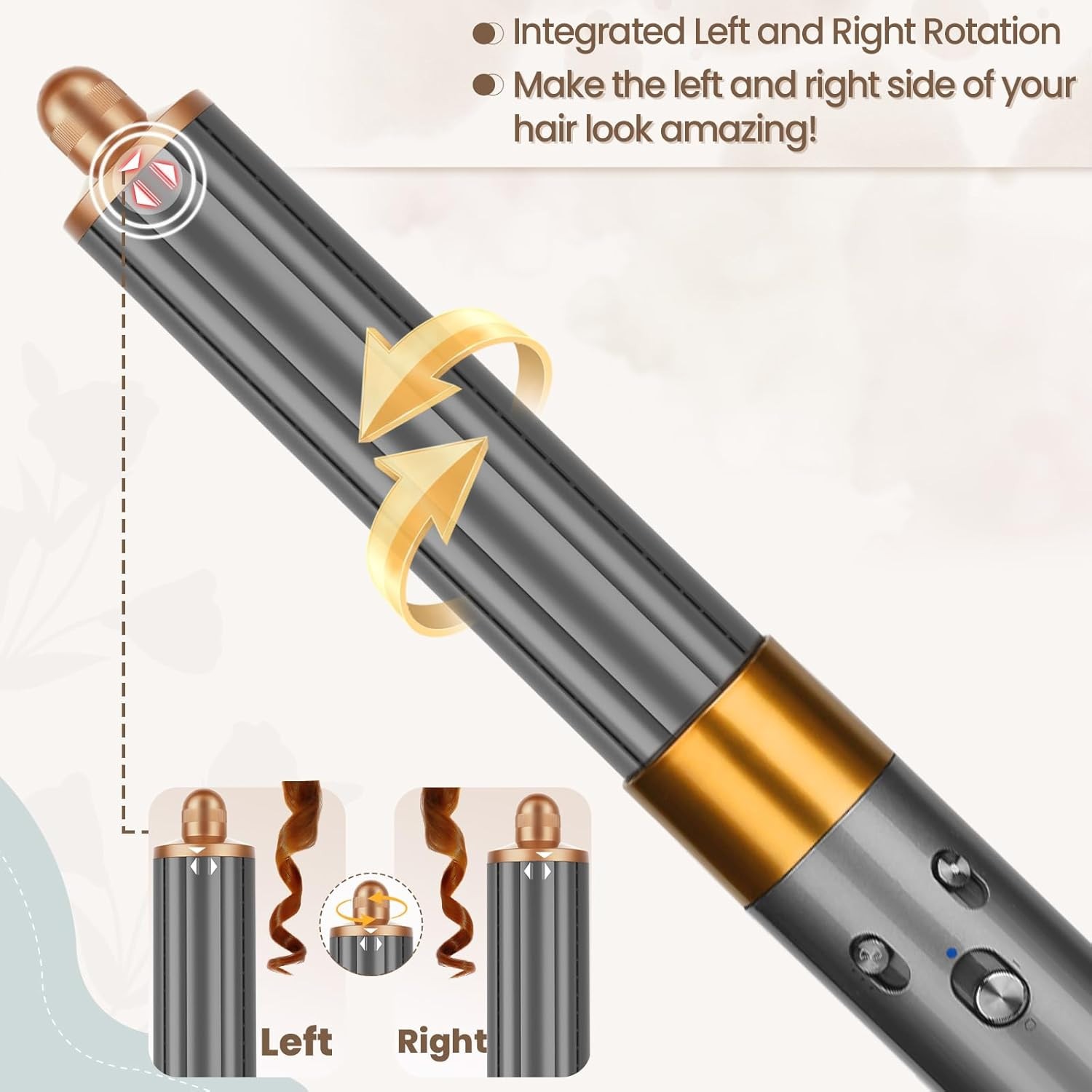1.6IN Long Hair Barrels Attachment Compatible with Dyson Airwrap HS01 HS05 HS08