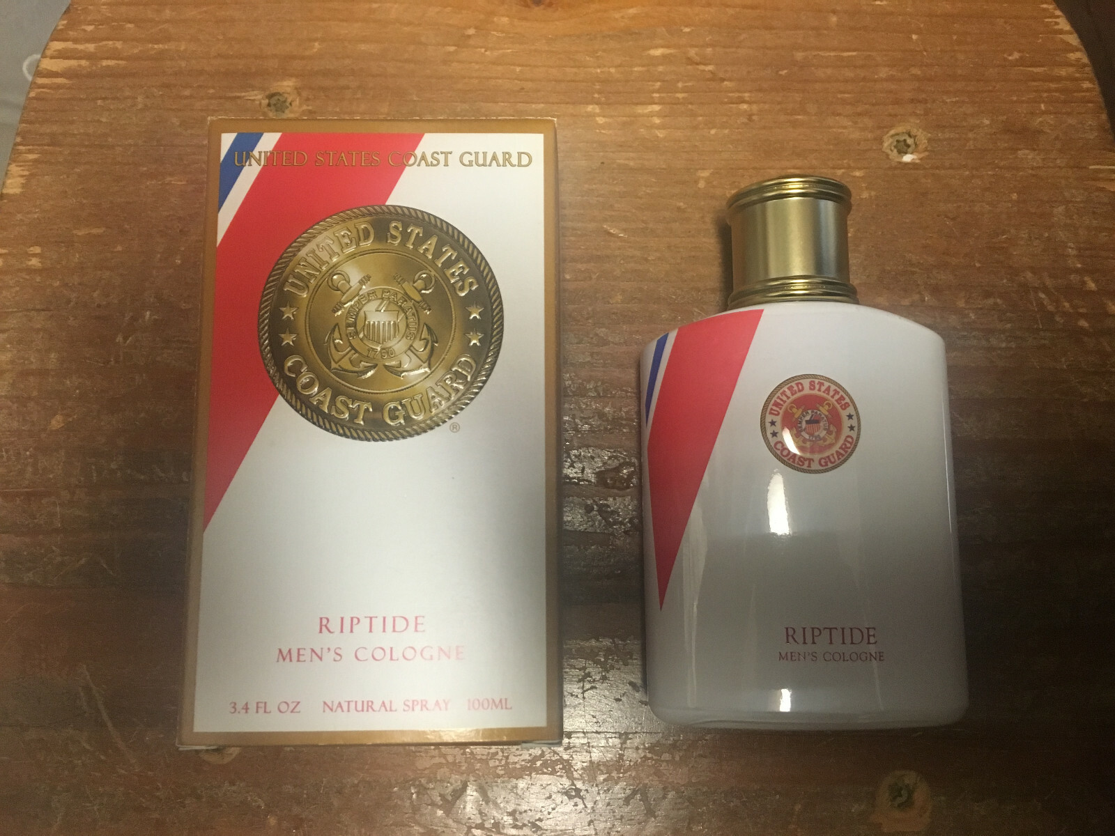 RipTide United States Coast Guard Cologne Spray 3.4 NOS