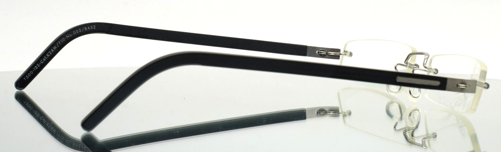 LINDBERG Spirit 2227 T500 K24M P10 Pewter Black Unisex Eyeglasses 54-16-135 B:20