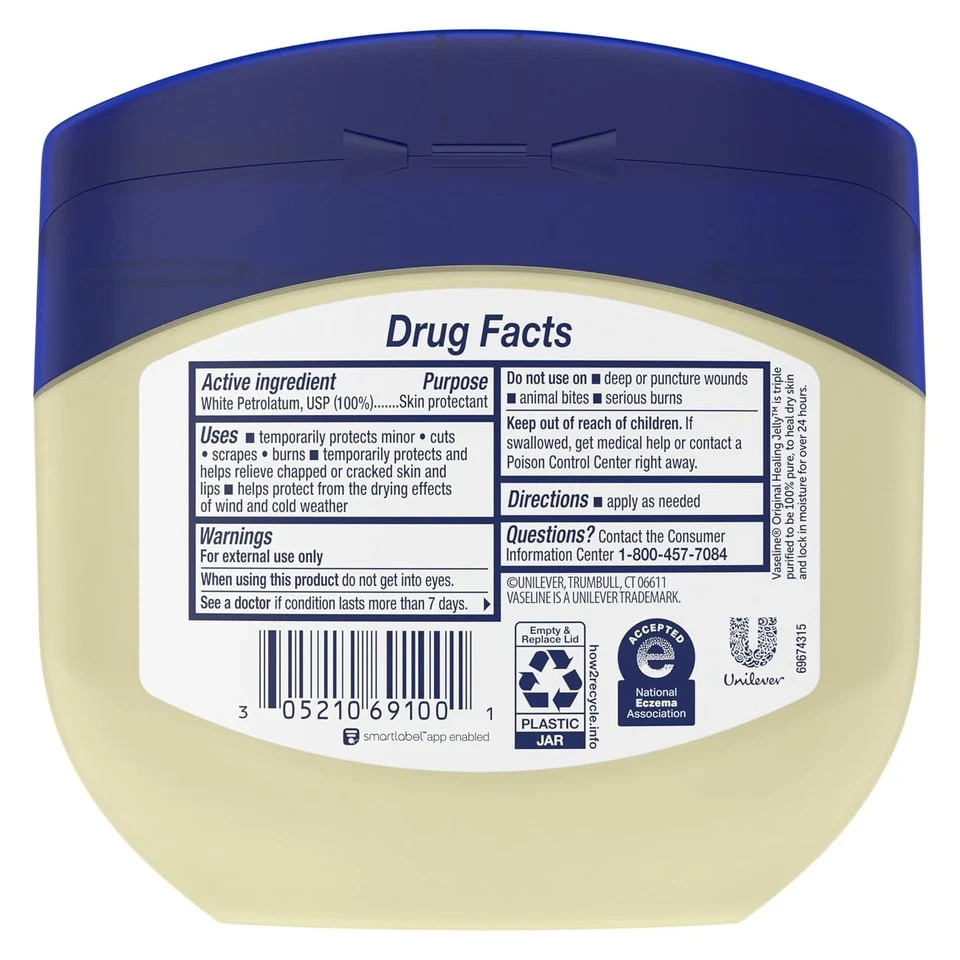 Vaseline Petroleum Jelly, Original 13 oz+ 2 days Delivery