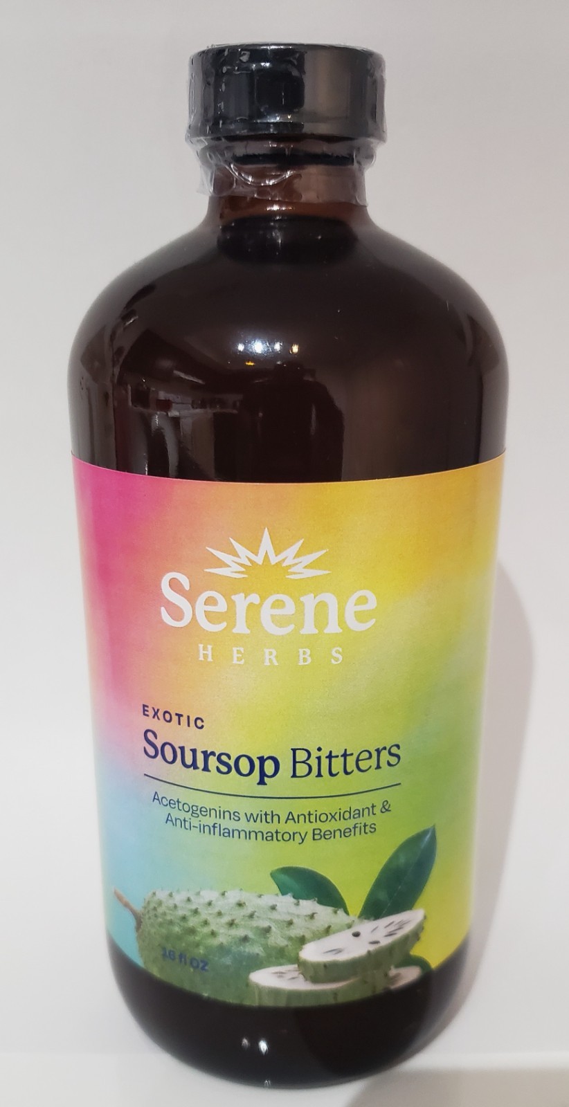 Serene Herbs Exotic Soursop Bitters Anti-imflammatory Antioxidant Benefits 16oz