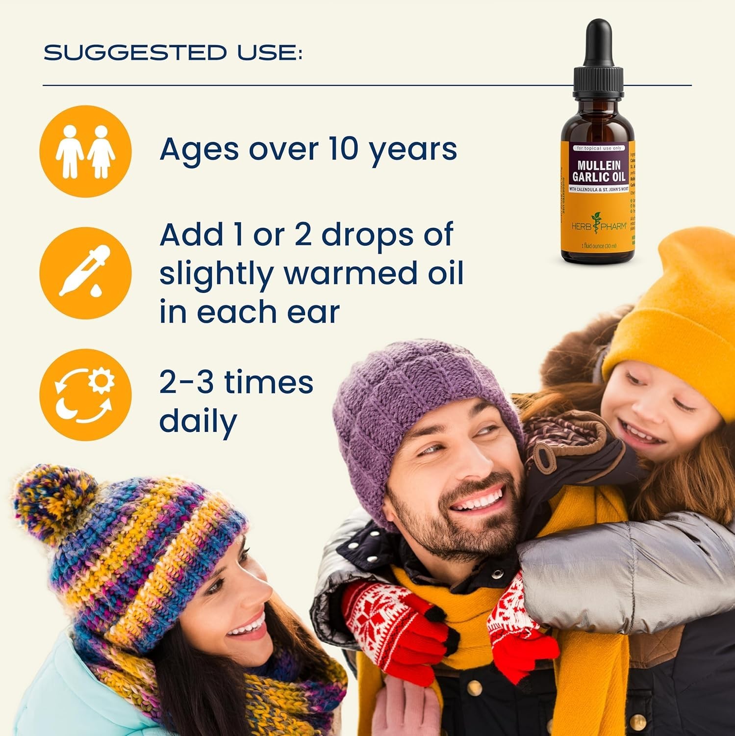 Mullein Garlic Oil Drops – Natural Herbal Remedy for Skin Support (1 oz)