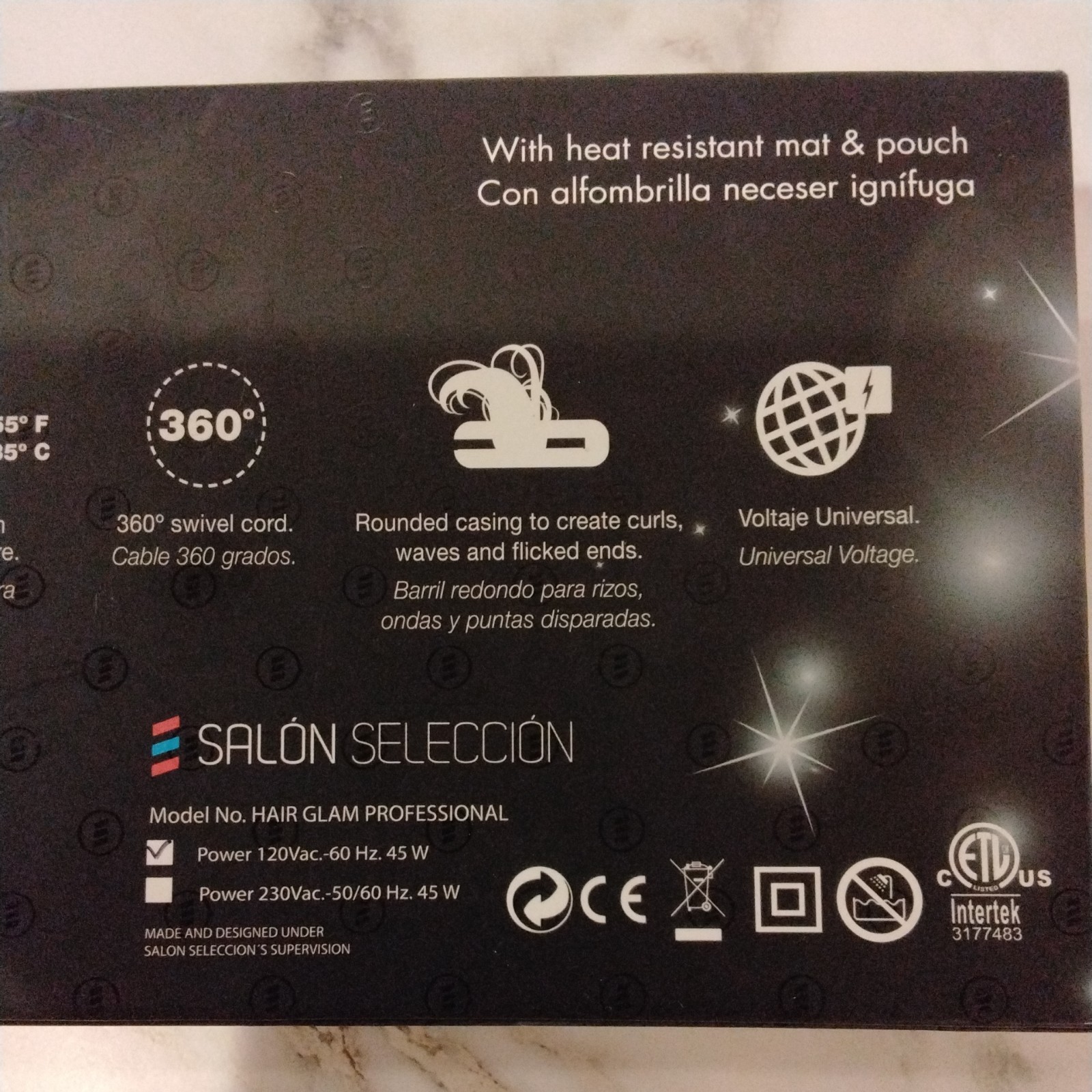 Salon Seleccion Hair Glam Professional Hair Straightener
