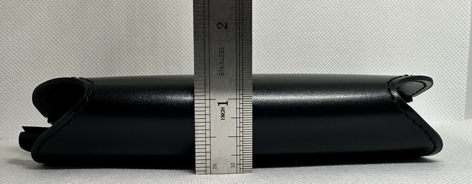 New Saint Laurent Black Authentic Eyeglasses Sunglasses Case w/ Cleaning Cloth