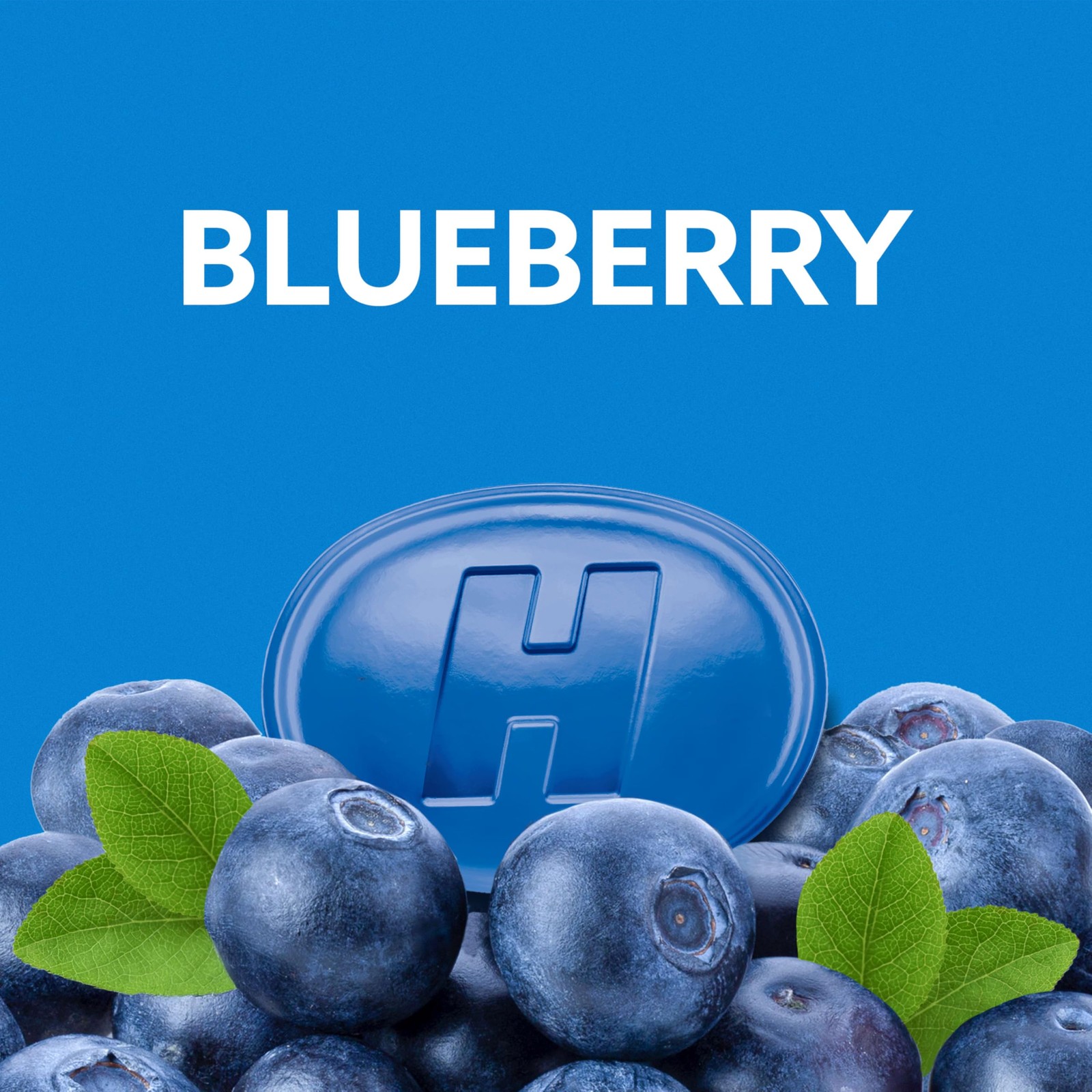 Halls Throat Relief Blueberry Cough Drops, Value Pack, 80 Drops