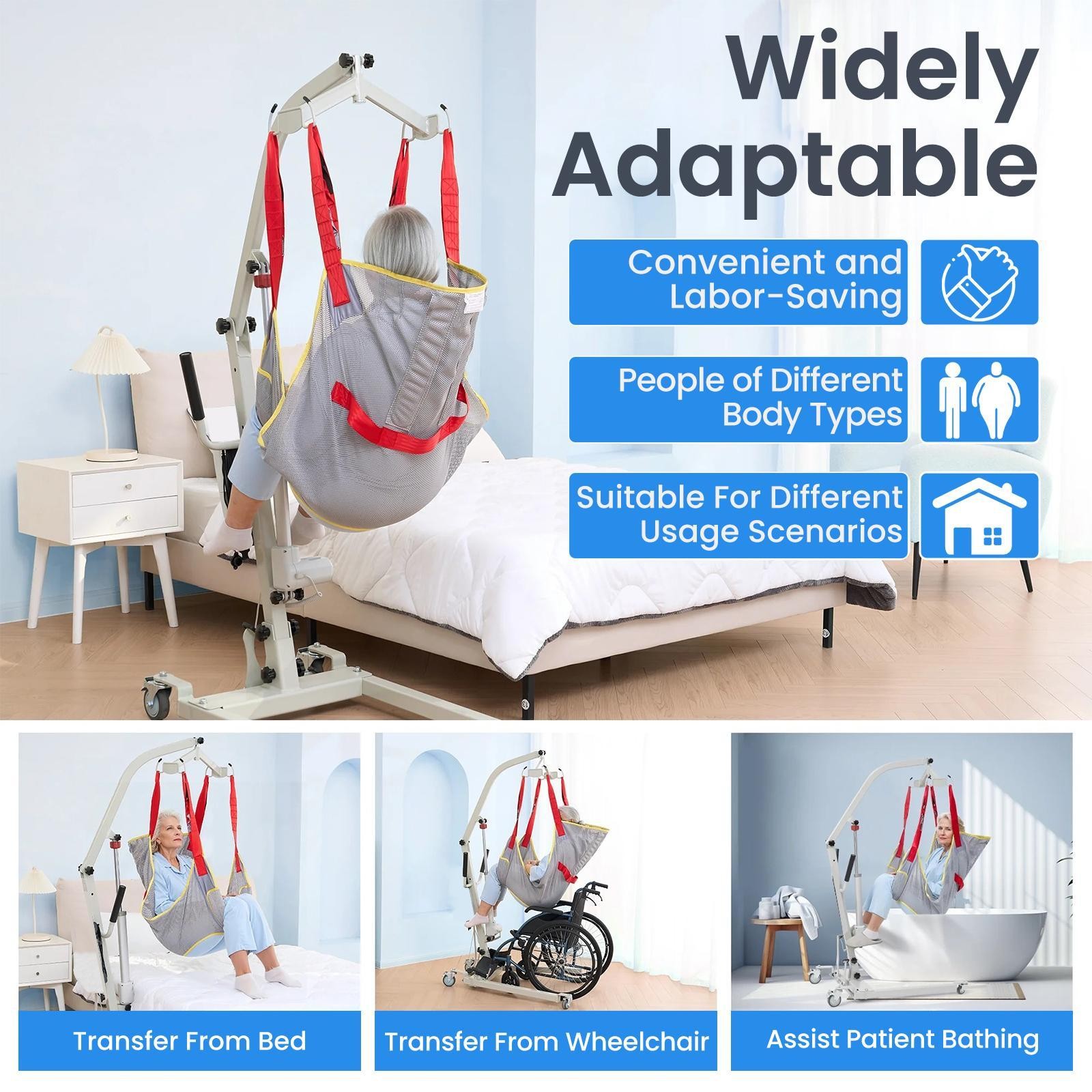 Electric Patient Lift Electric Patient Transfer Lift For Home Use 227kg/510lb