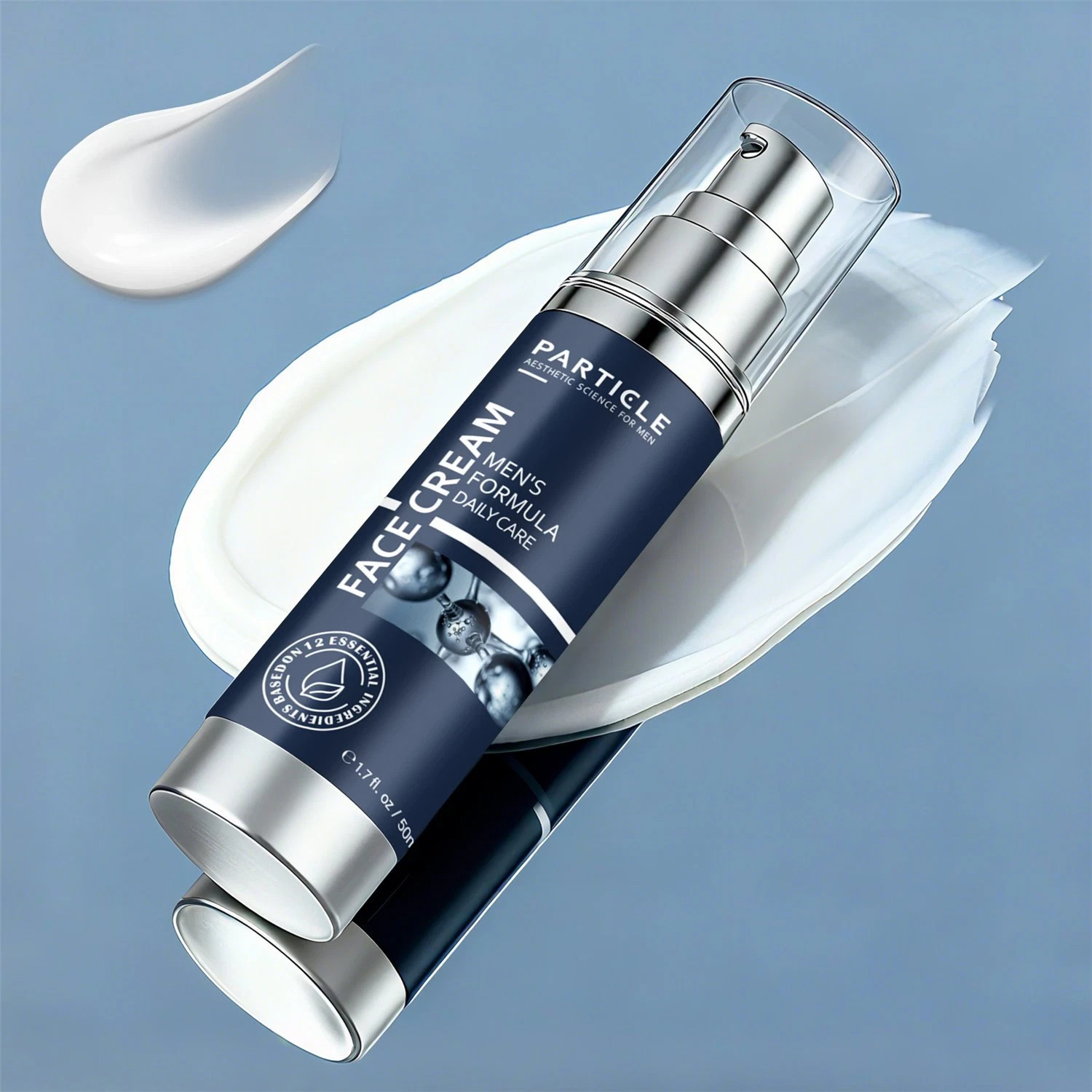 2x Particle Men’s Face Cream: 6-in-1 Anti-Aging Cream—Effectively Fights Eye Bag