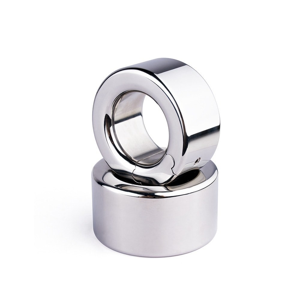 Stainless Steel Penis Ball Stretcher Scrotum Ring Pendant Weight for Male Delay