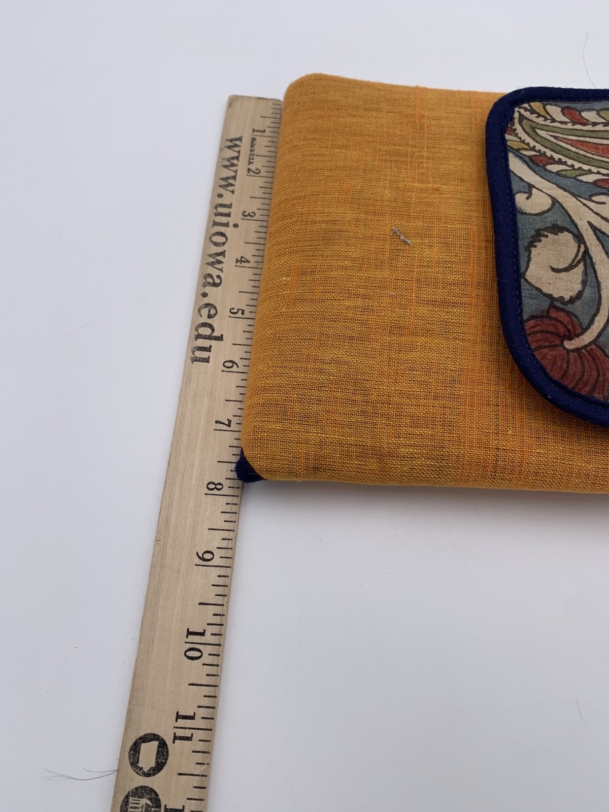 British Yellow Unbranded Travel Makeup Bag Wallet With Peacock Design