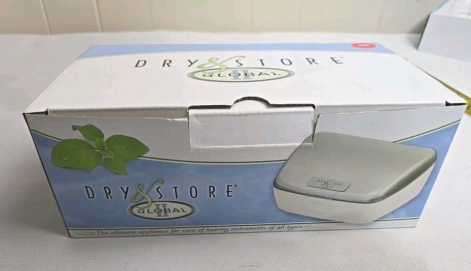 Dry & Store Global II Hearing Aid Moisture Absorption, & Sanitized TRG-AA (G2)