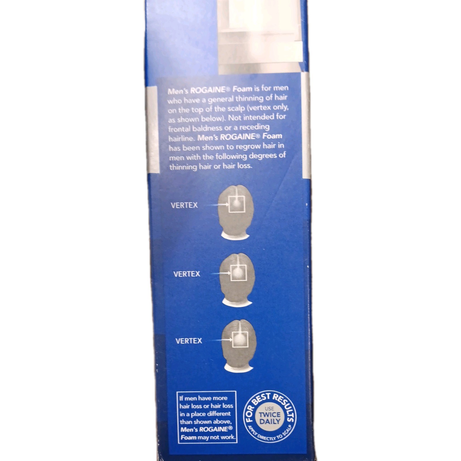 Rogaine Foam Hair Loss & Regrowth 5% Minoxidil 3 Months Sealed Box