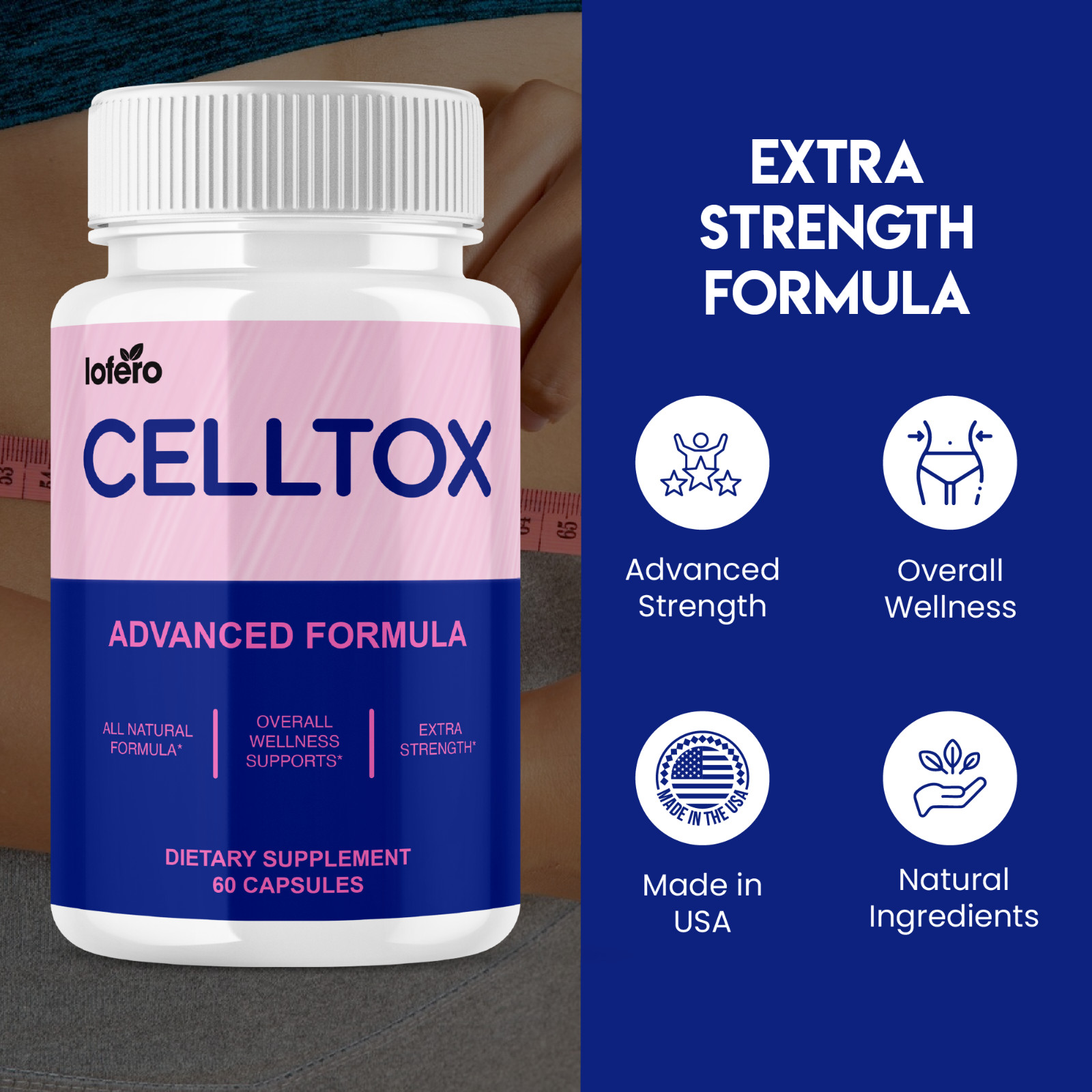 (5 Pack) CellTox Capsules, Cell Tox Gut and Digestive Support (300 Capsules)