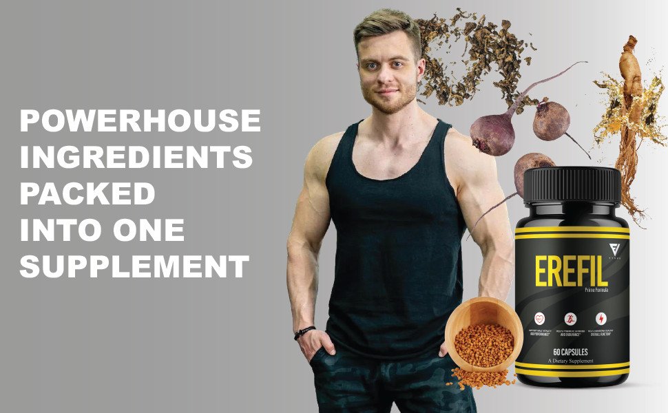 Erefil Premium Performance Capsules, Erefill Supplement (60 Capsules)