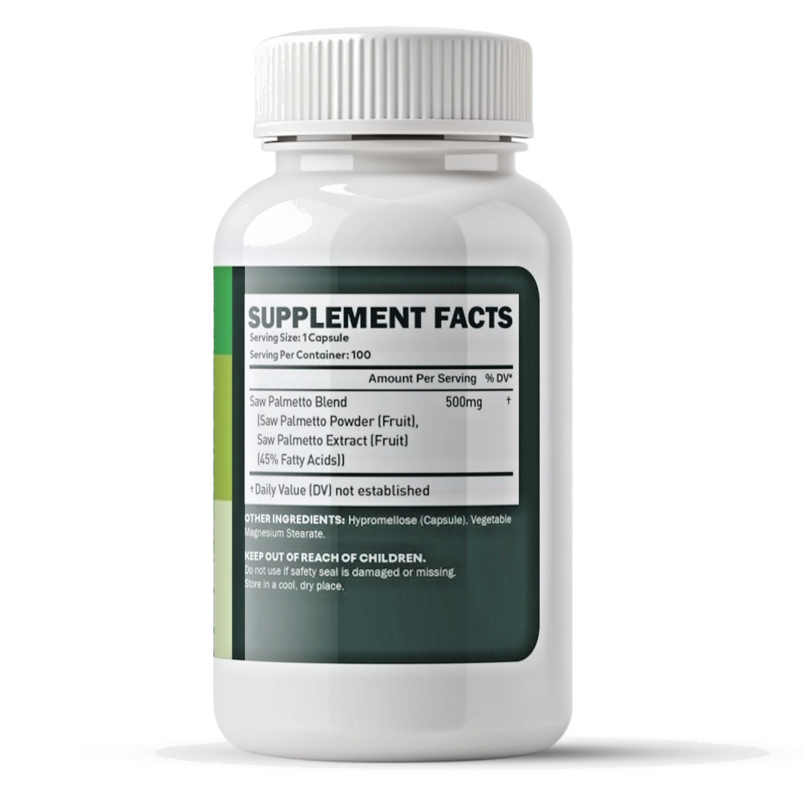 Pure Saw Palmetto Supplement for Prostate Health | 120 Capsules | Men’s Wellness