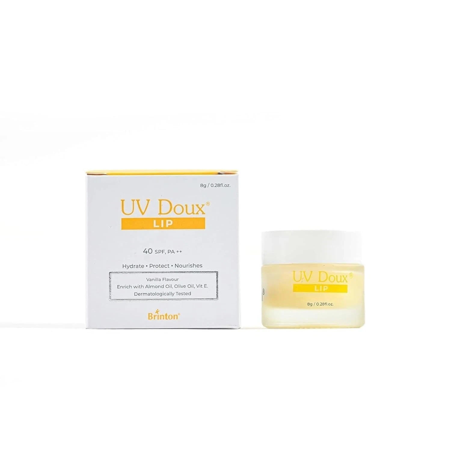 UV Doux Lip Lightening Balm SPF 40 PA++ | For Pigmented Lips (8gm)