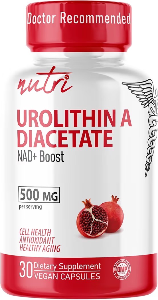 Nature’s Fusions Nutri Urolithin A Supplement 500mg – Powerful NAD+ Boost