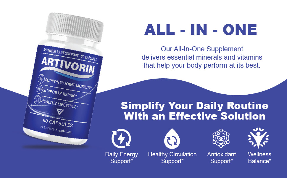 Artivorin Advanced Joint Support, Artivorin Pills (60 Capsules)