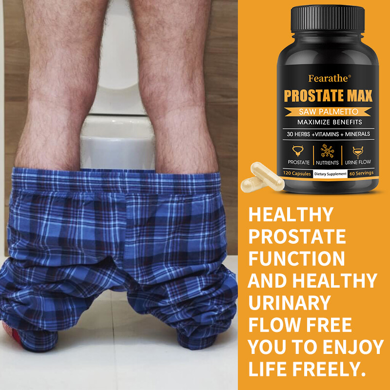 Prostate Support – Saw Palmetto – Reduce Frequent Urination, Stamina supplement