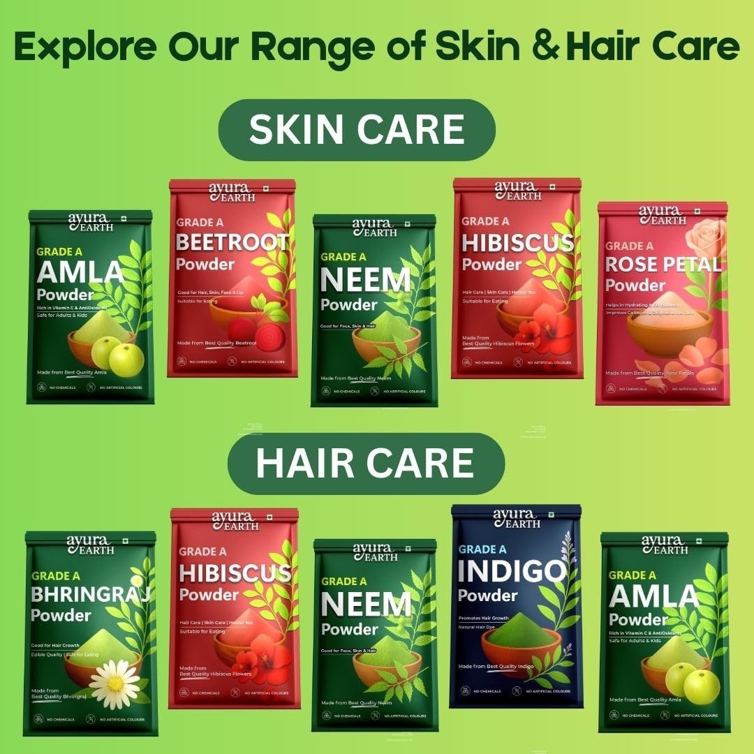 Pure Bhringraj Powder 200g Natural Hair Growth Mask Anti Dandruff Fall Control
