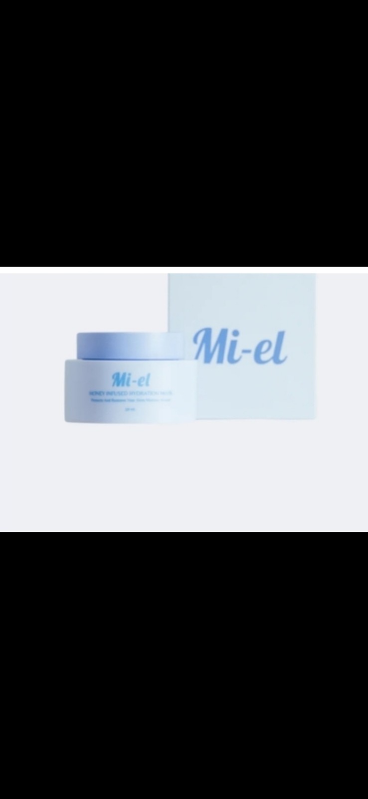 Mi-el Face Cream Jar, Silver Packaging, Boxed