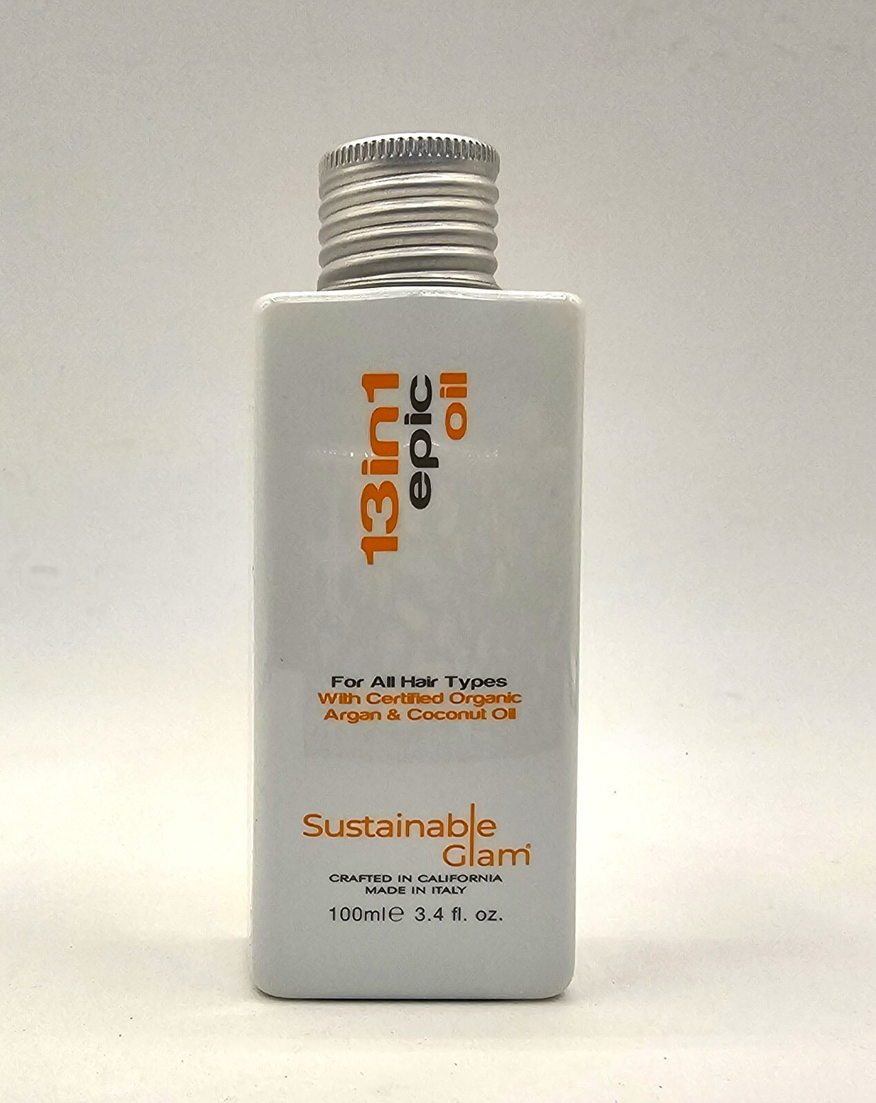 Sustainable Glam 13-in-1 Epic Hair Oil with Argan & Coconut Oil, 3.4 fl oz. NEW!