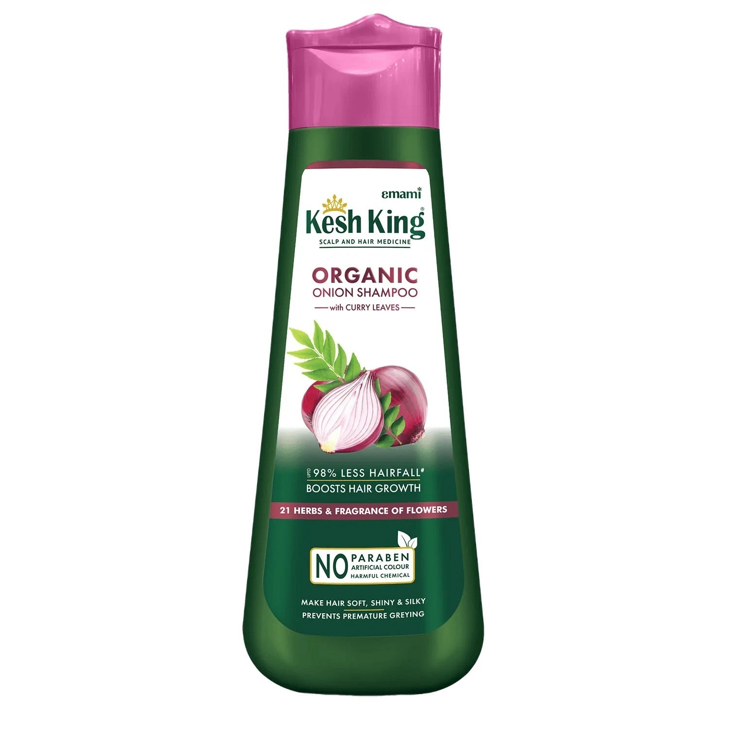 Kesh King Organic Onion Shampoo With Curry Leaves – 300ml00ml