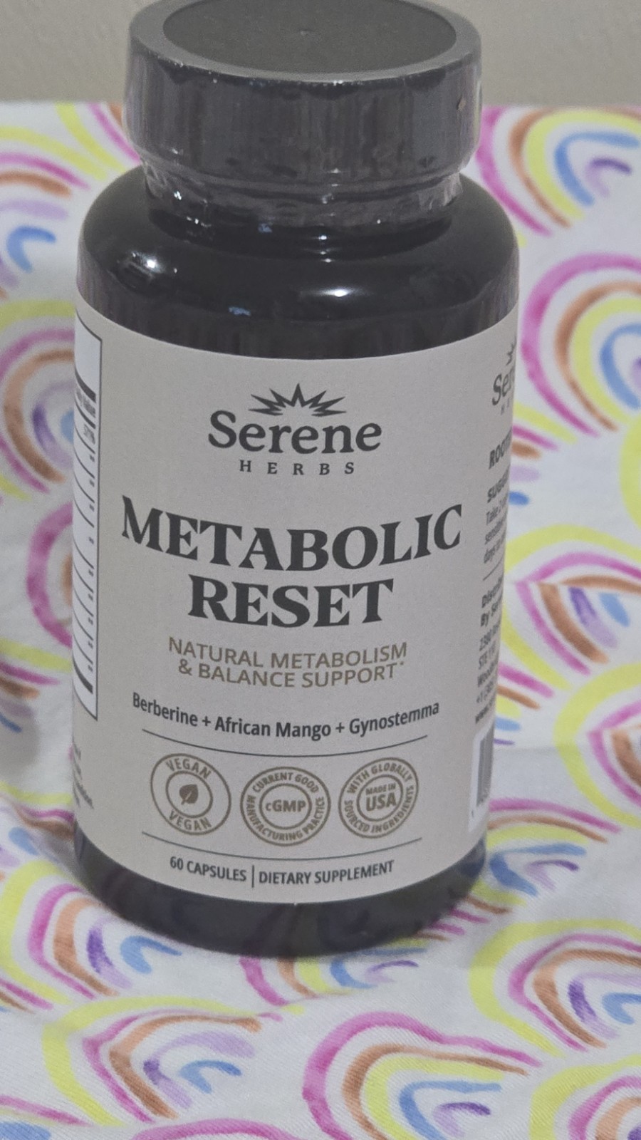 Serene Herbs Metabolic Reset African Mango Capsules for Energy and Digestive