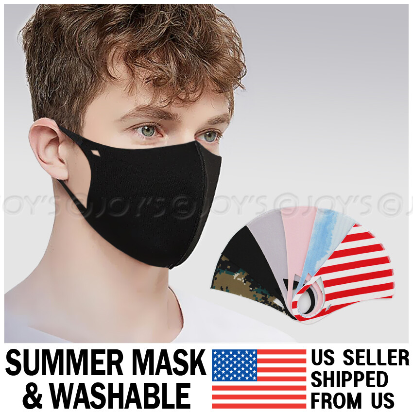 Washable Mask – Unisex Adult Reusable Breathable 3D Face Stretch Spandex Fabric
