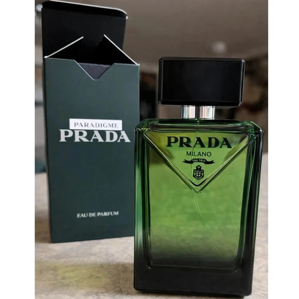 Prada Paradigme 3.3 Oz / 100mL Eau de Parfum Men New Sealed Box