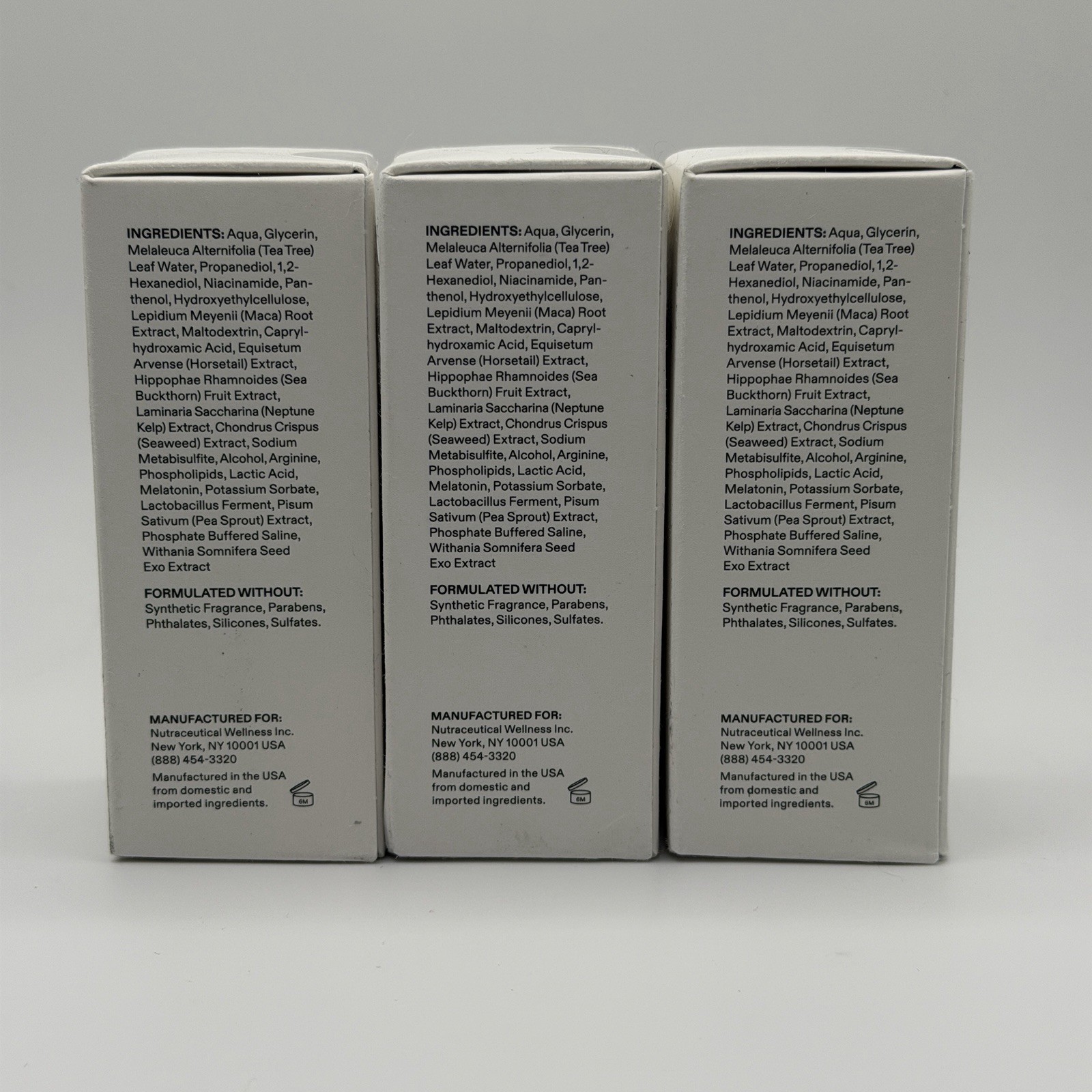 3X Nutrafol Women Hair Serum 1oz – New & Sealed