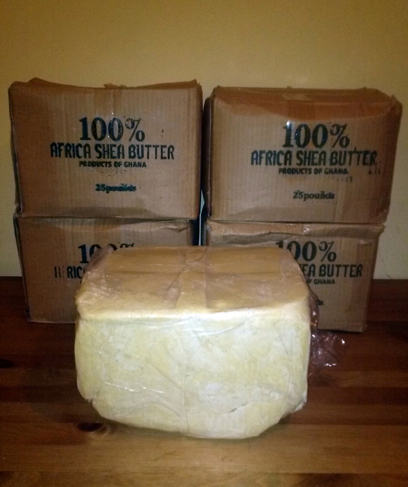 5 LBS Raw SHEA BUTTER Unrefined Organic White Ivory Pure Premium Quality