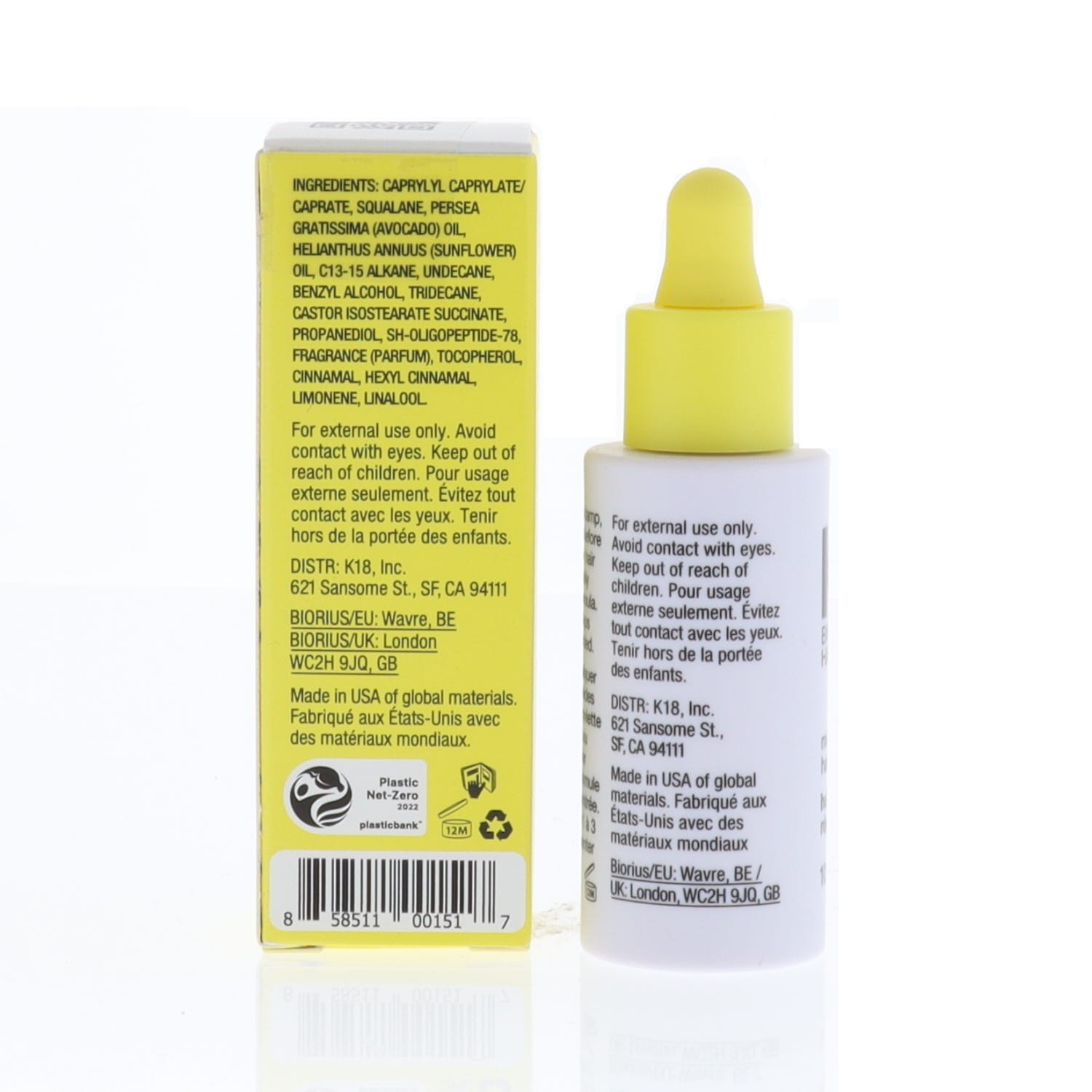 K18 Biomimetic Hairscience Molecular Repair Hair Oil 10ml/0.34oz