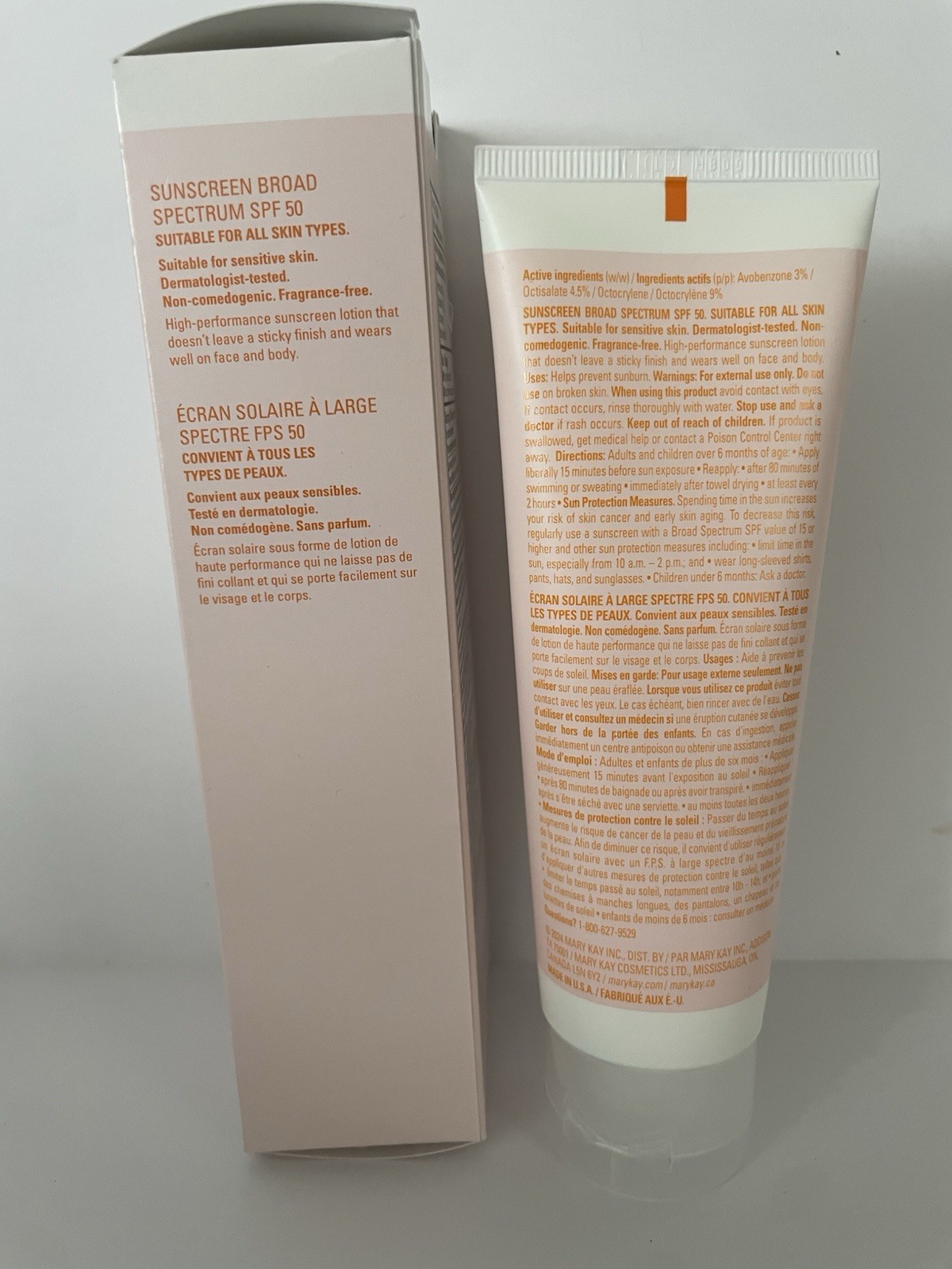 ☀️FRESH! EXPIRES 01/2027 Mary Kay Sunscreen Broad Spectrum SPF 50 Face and Body