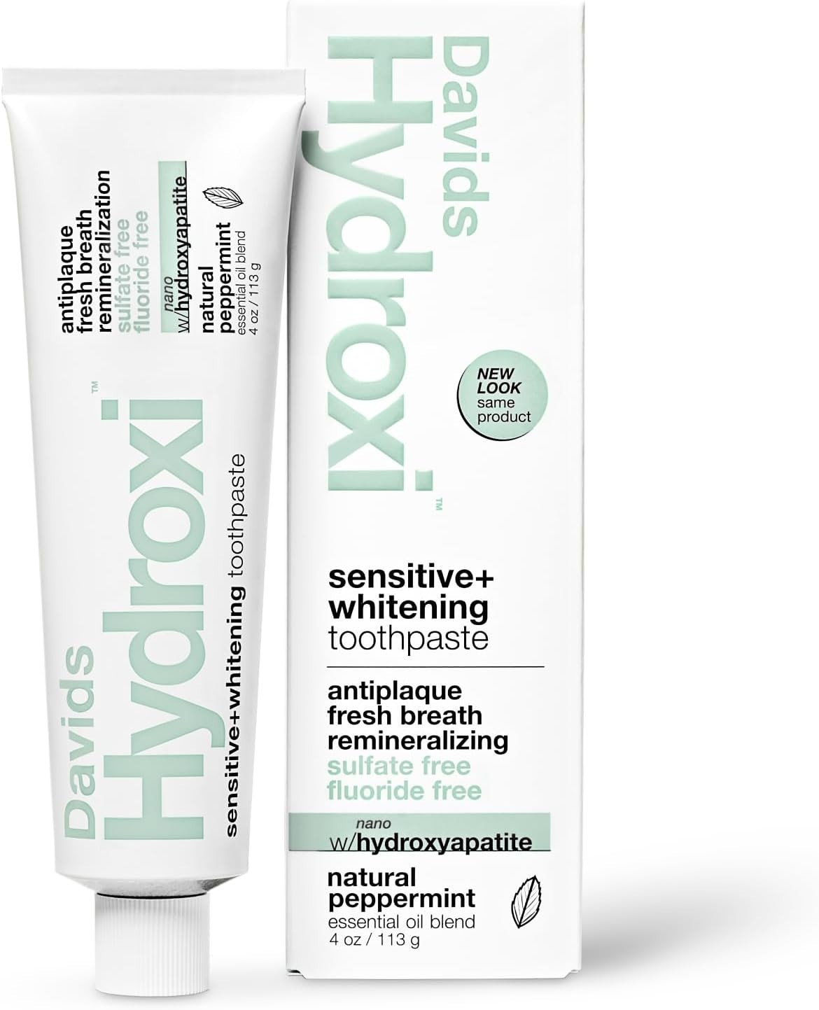 Davids Hydroxi Fluoride Free Nano Hydroxyapatite Toothpaste for Remineralizing,