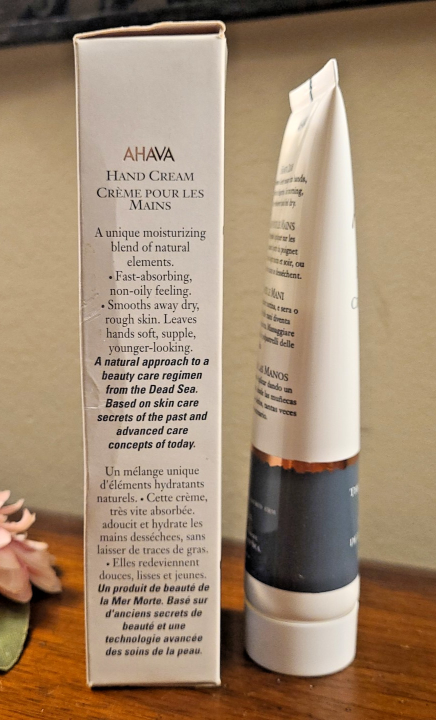 AHAVA Hand Cream From The Mineral Rich DEAD SEA ISRAEL 3.5 oz / 100 ml NOS ORIG