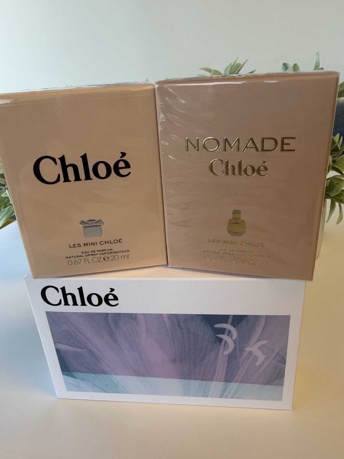 Chloé and Chloe Nomade EDP Spray Set 0.67oz Each New In Sealed Box