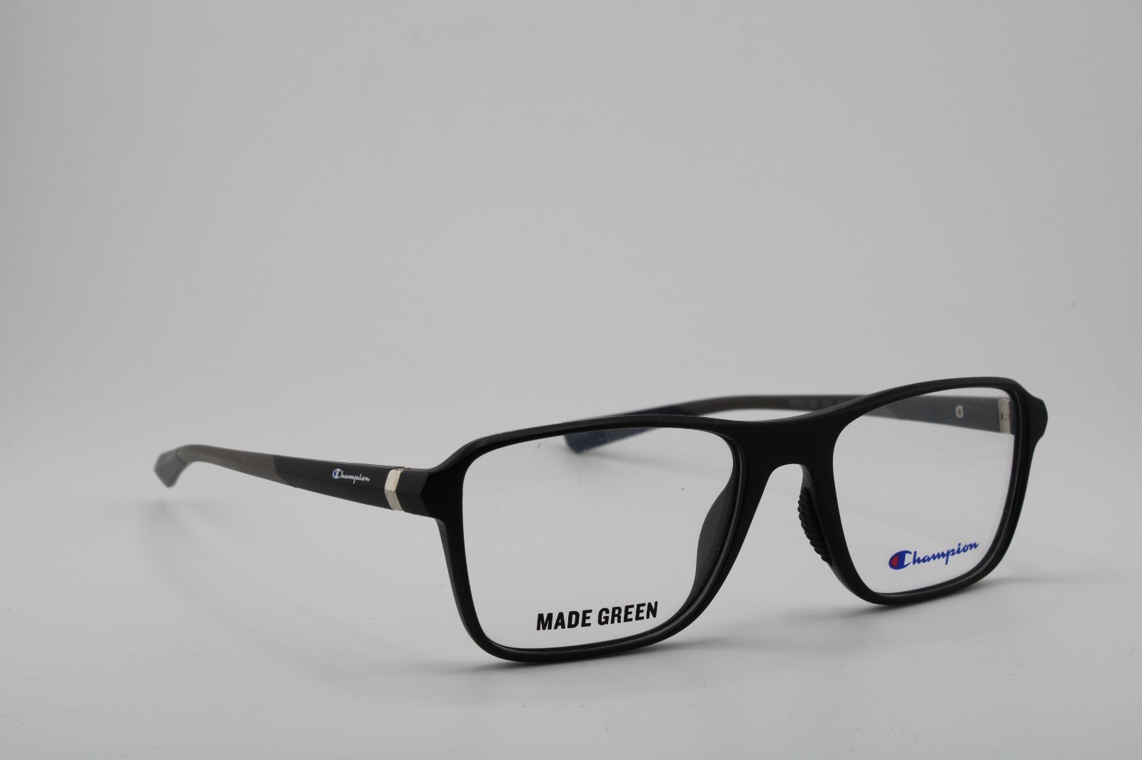 NEW CHAMPION CU FORGE 100 C01 BLACK GRAY BLUE AUTHENTIC FRAMES EYEGLASSES 53-17