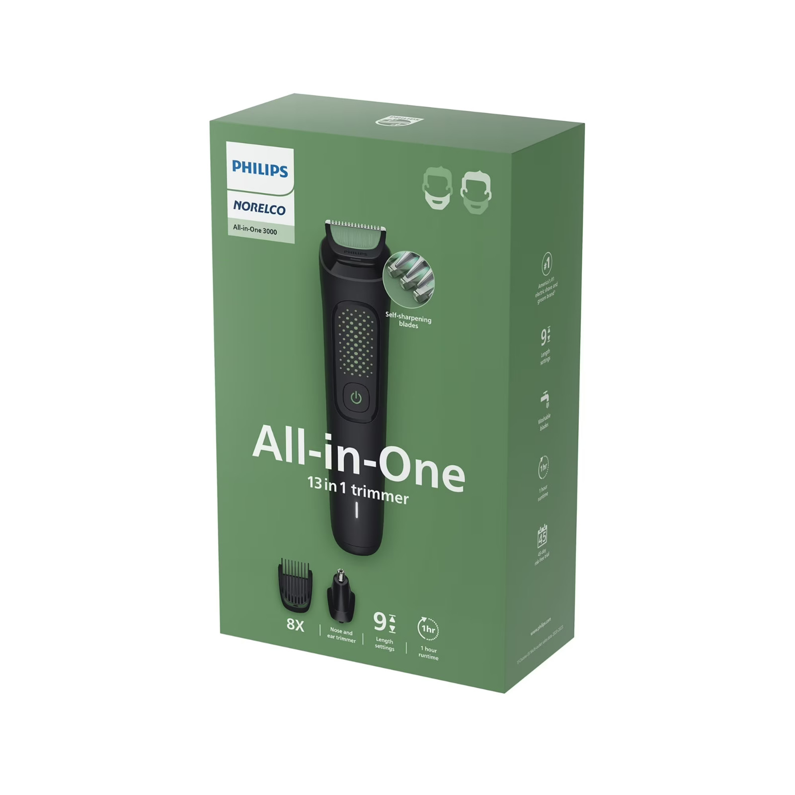 Philips Norelco All-In-One 3000 Series 13-in-1 Trimmer MG3919/50 NEW