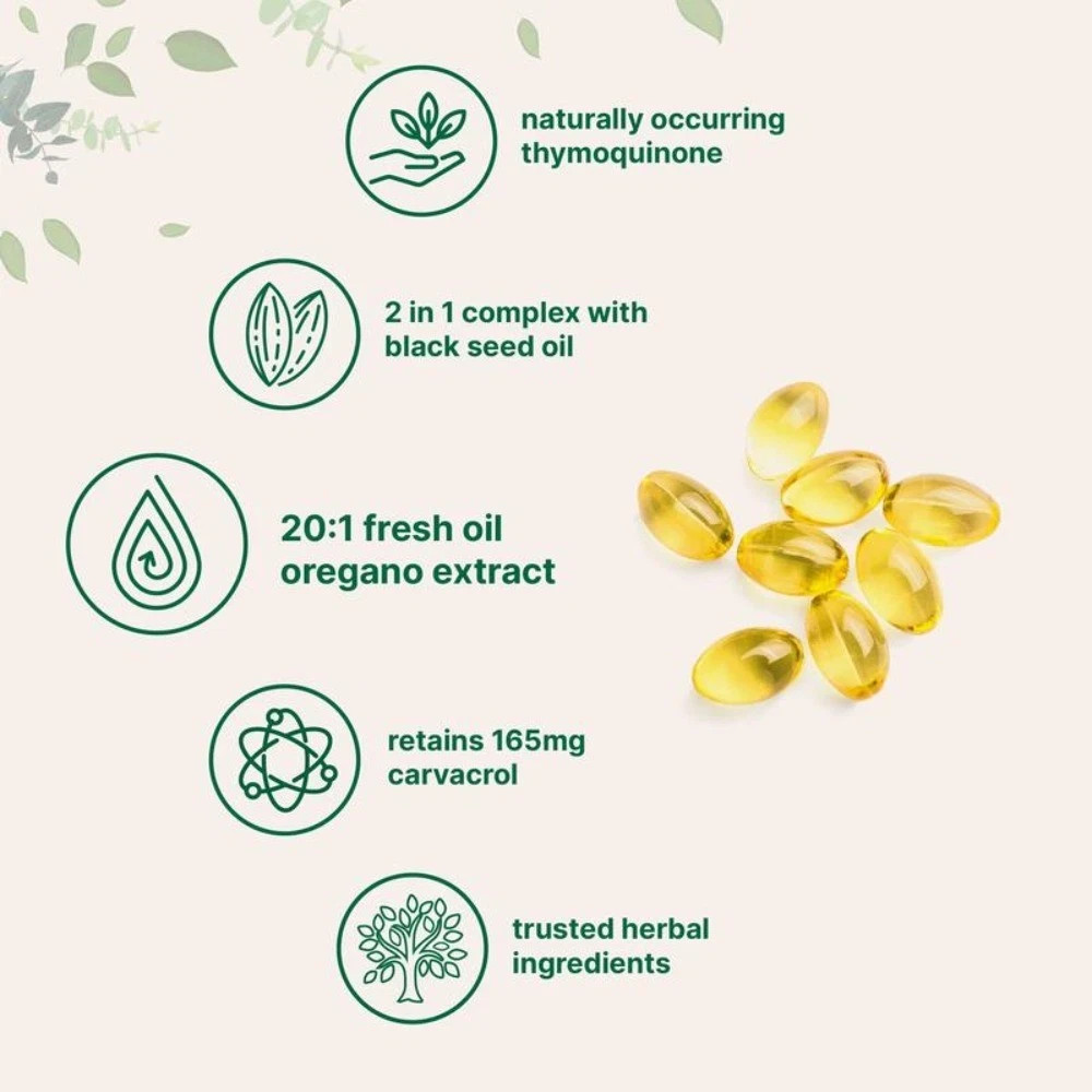 1-3X Micro Ingredients Oil of Oregano Softgels 6000mg Per Serving,900 Count