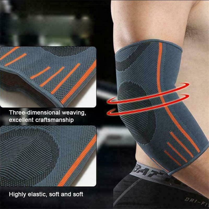 Gym Sleeve Golfer Tennis Arthritis Pain Compression Sleeve Elbow Support Brace