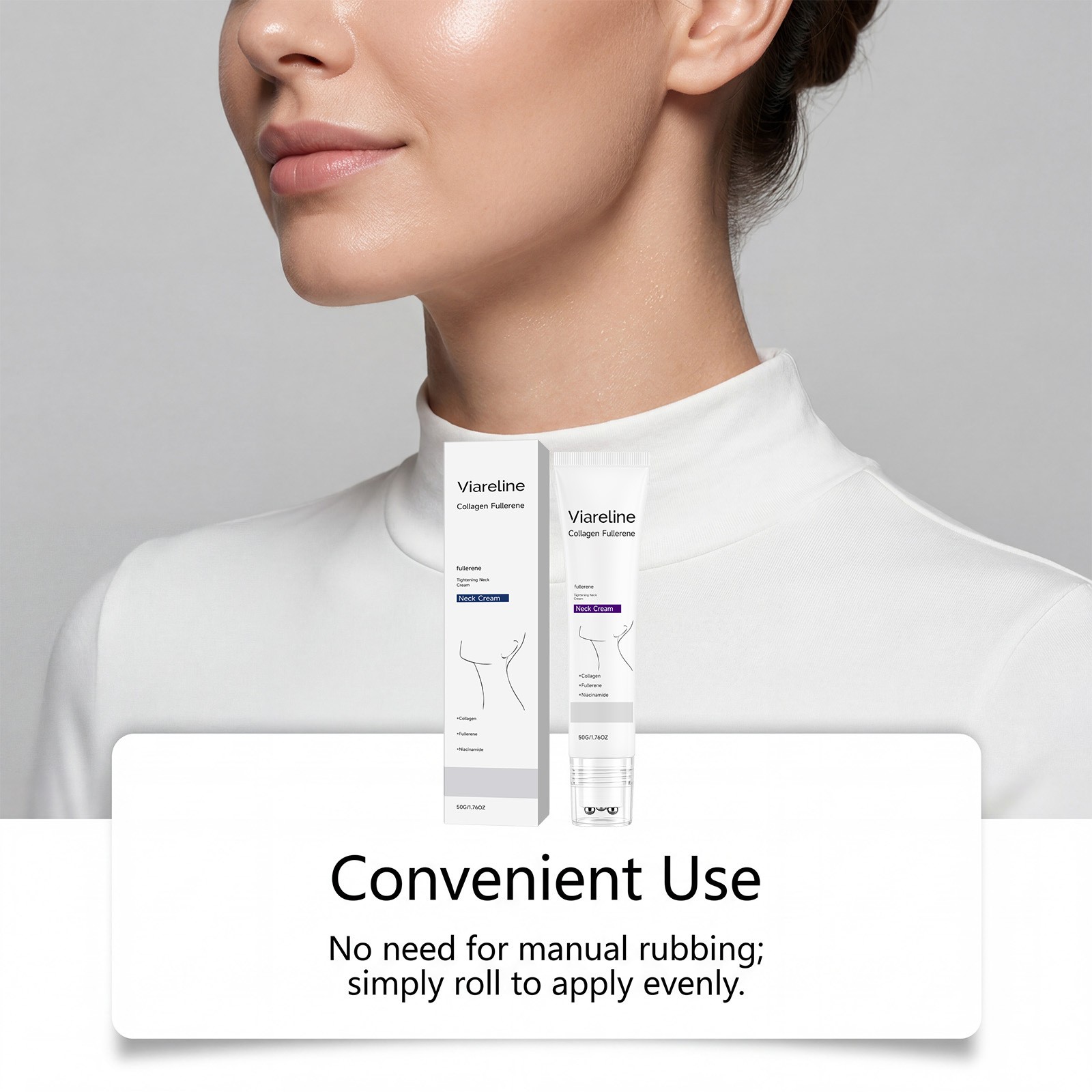 New Magic Collagen Fullerene Neck Cream Neck Skincare with Collagen Peptides 50g