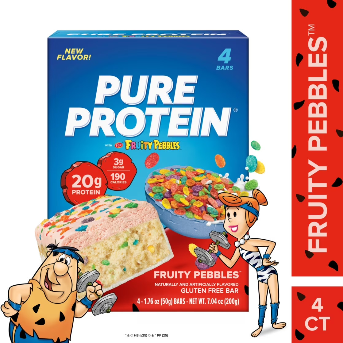 Pure Protein Bars, Fruity Pebbles, 1.76 oz, 4 Count