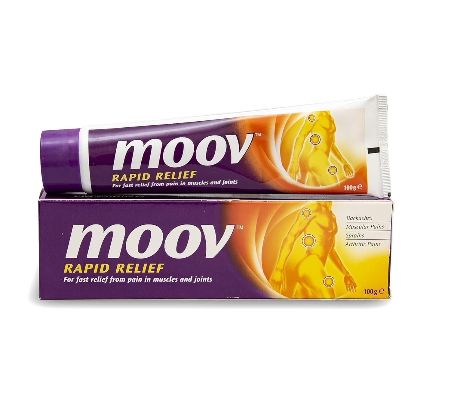 Moov Rapid Relief Cream (100 g) – Natural Pain Relief for Muscles & Joints