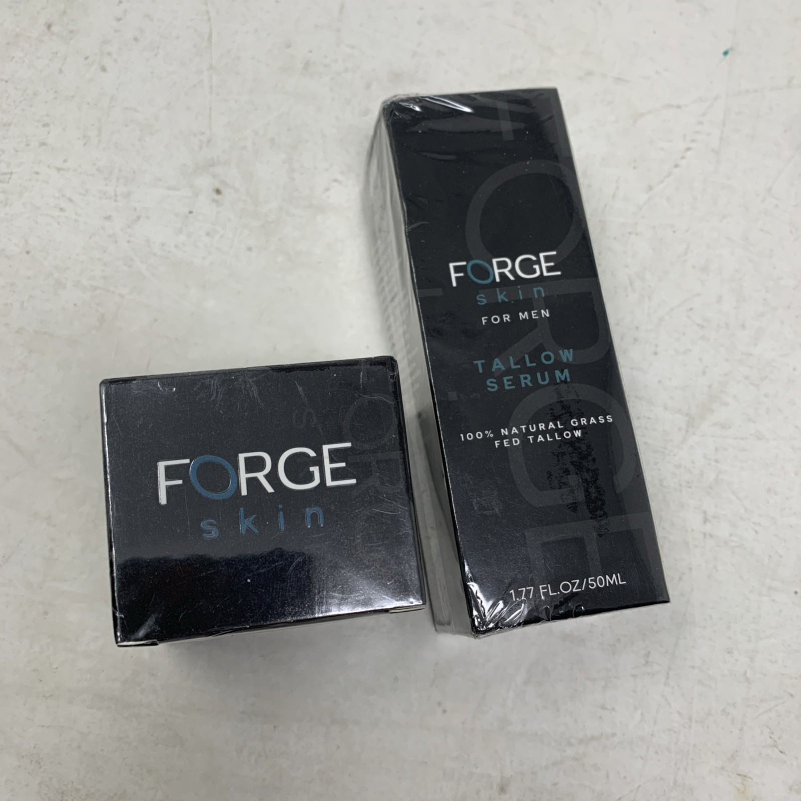 Forge Skin For Men Beef Tallow Based Face Balm & Serum Set New Sealed!