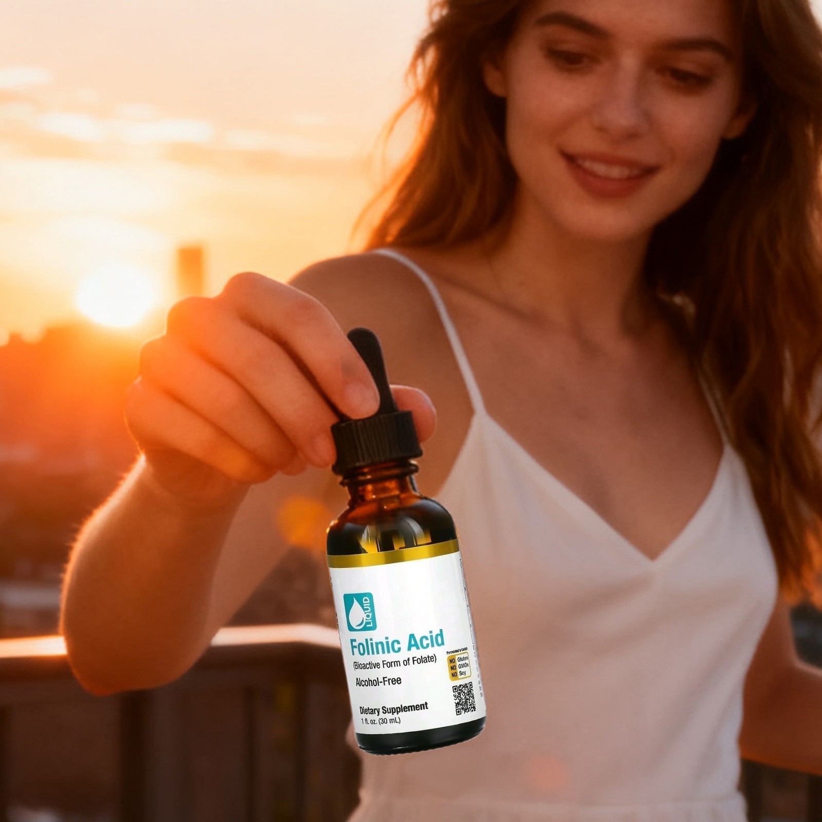 Folinic Acid Leucovorin Bioactive Form of Folate Alcohol Free 30ml,Speech Delay