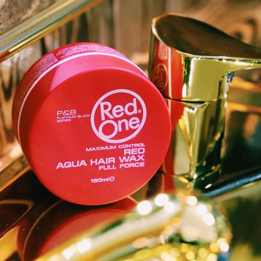 RedOne Red Aqua Hair Gel Wax Full Force 150 ml (5 fl oz) Strawberry Scent