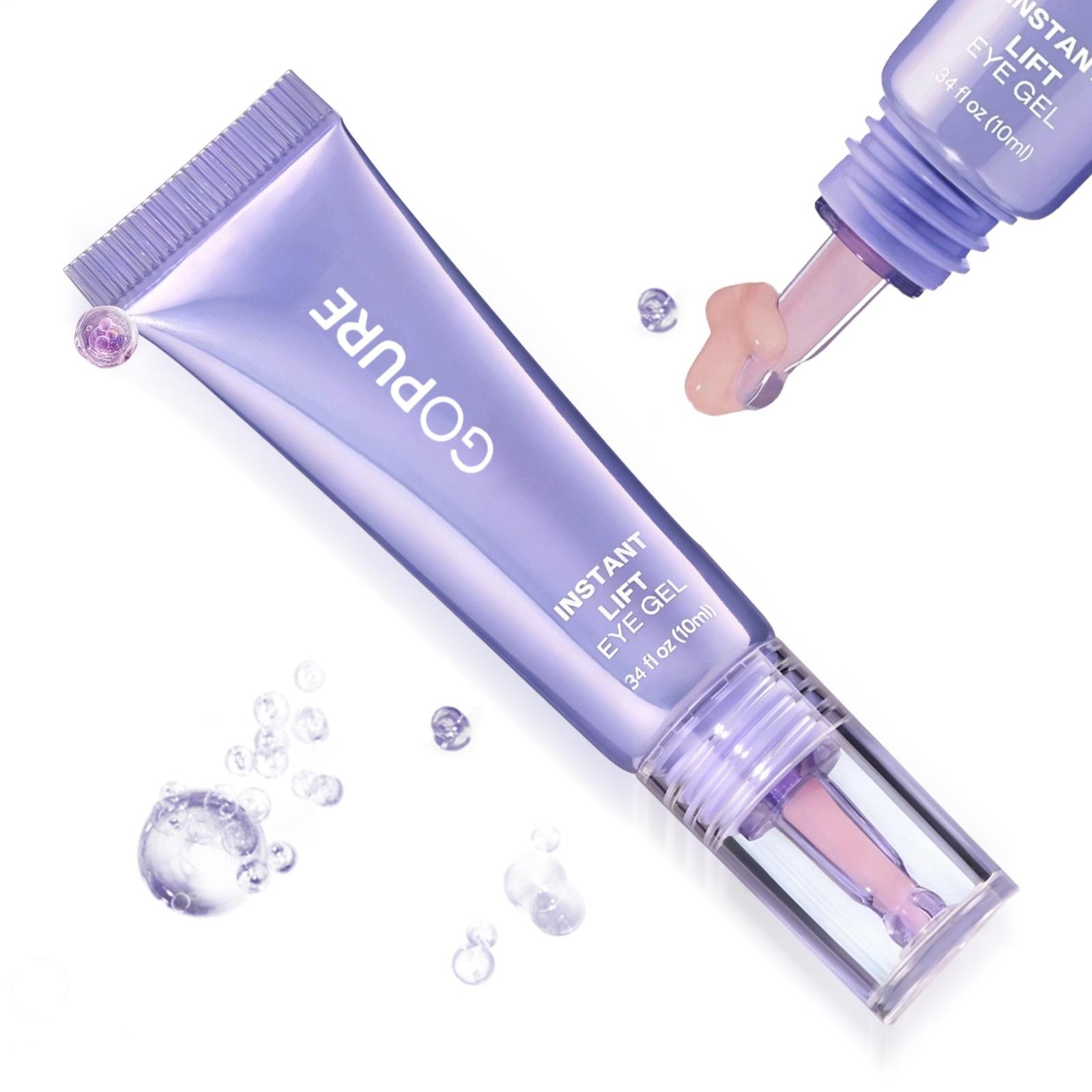 [Go Pure] Instant Lift Eye Gel NEW PRODUCT Depuffs Tightens Lifts 0.34 Oz NIB